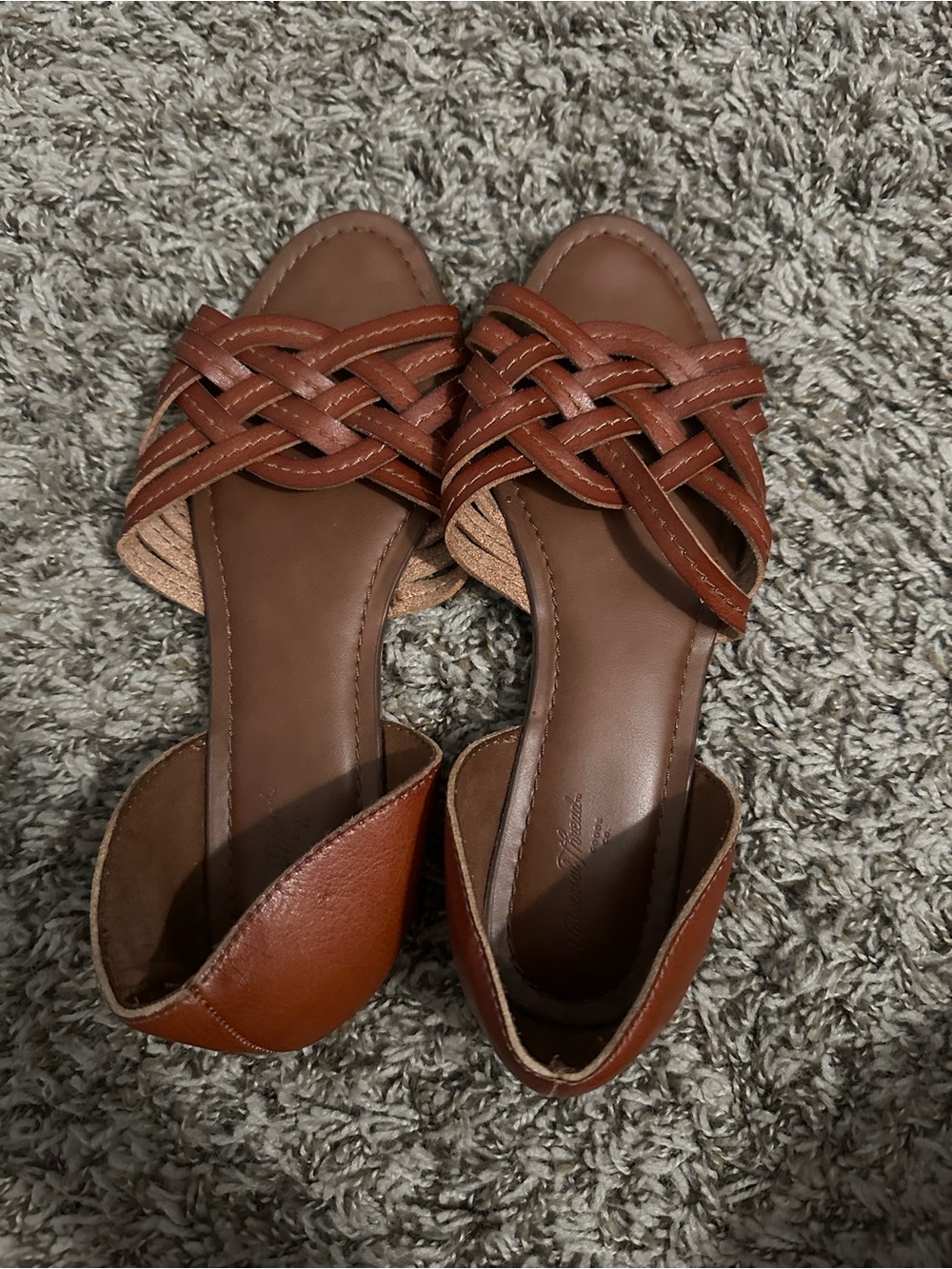 Women’s Brown Braided Sandals